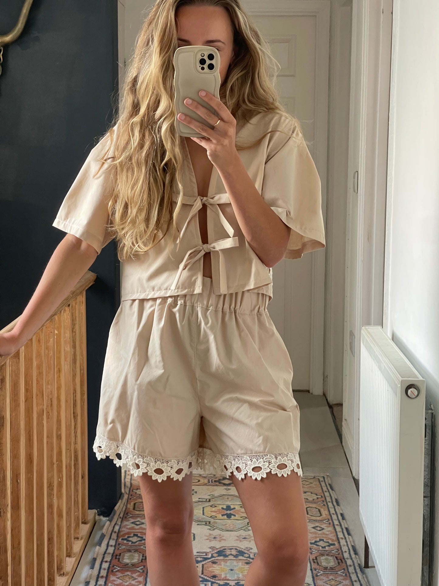 Beige Shorts