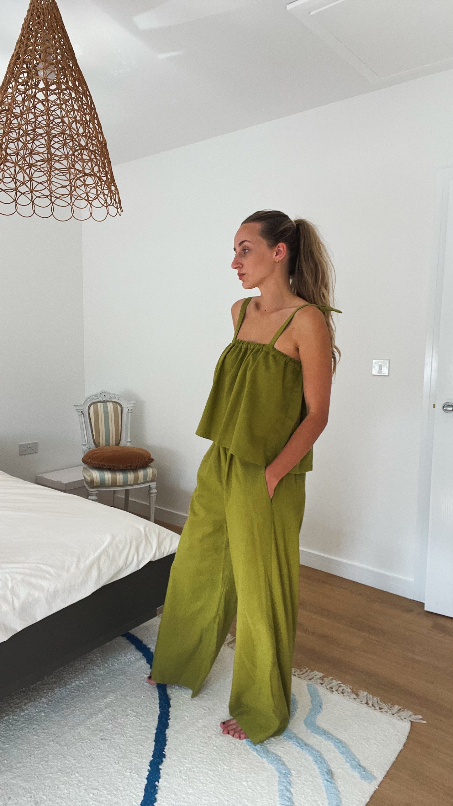 Elsie Green Cami Top