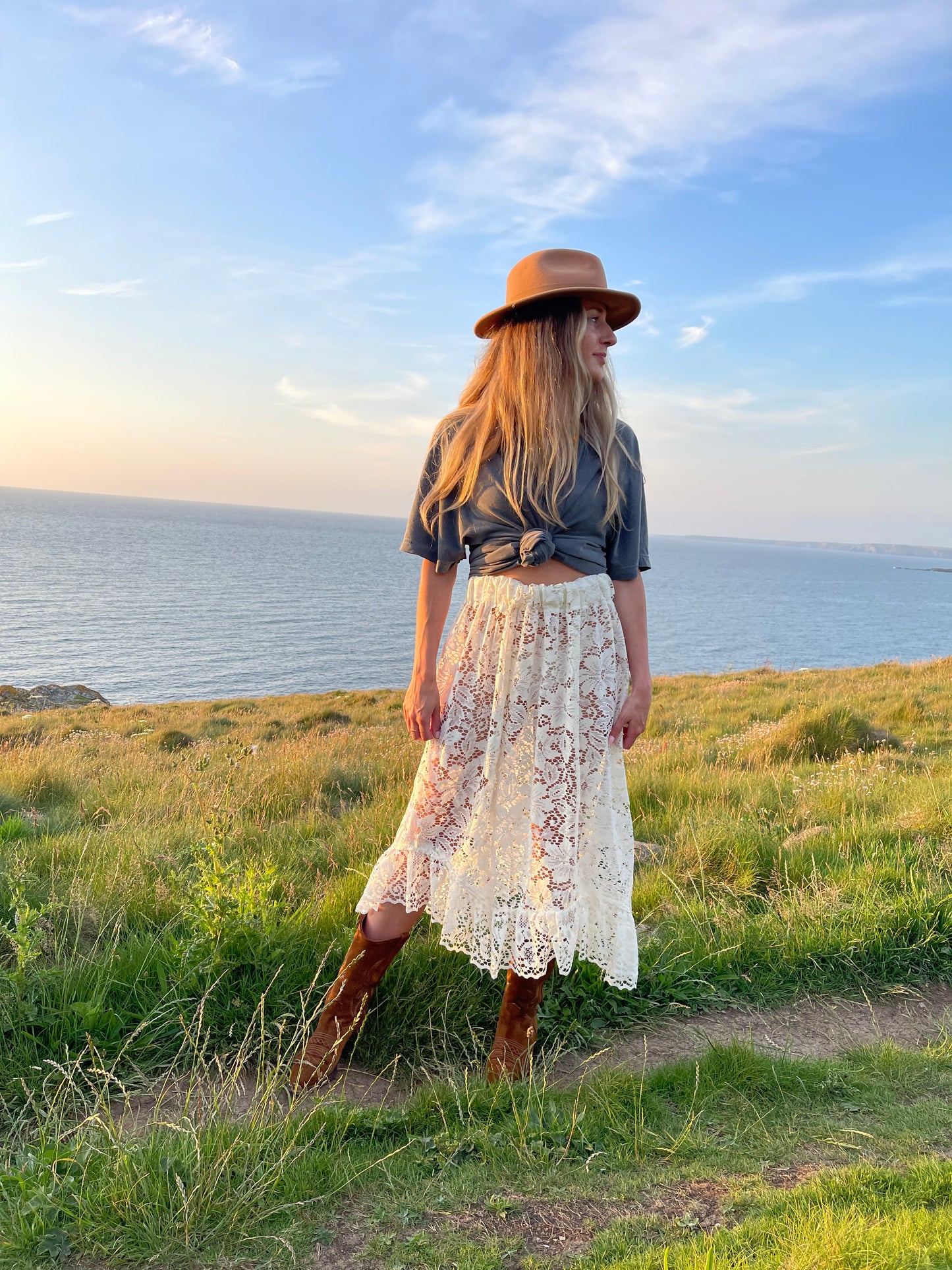 Lace Maxi Skirt
