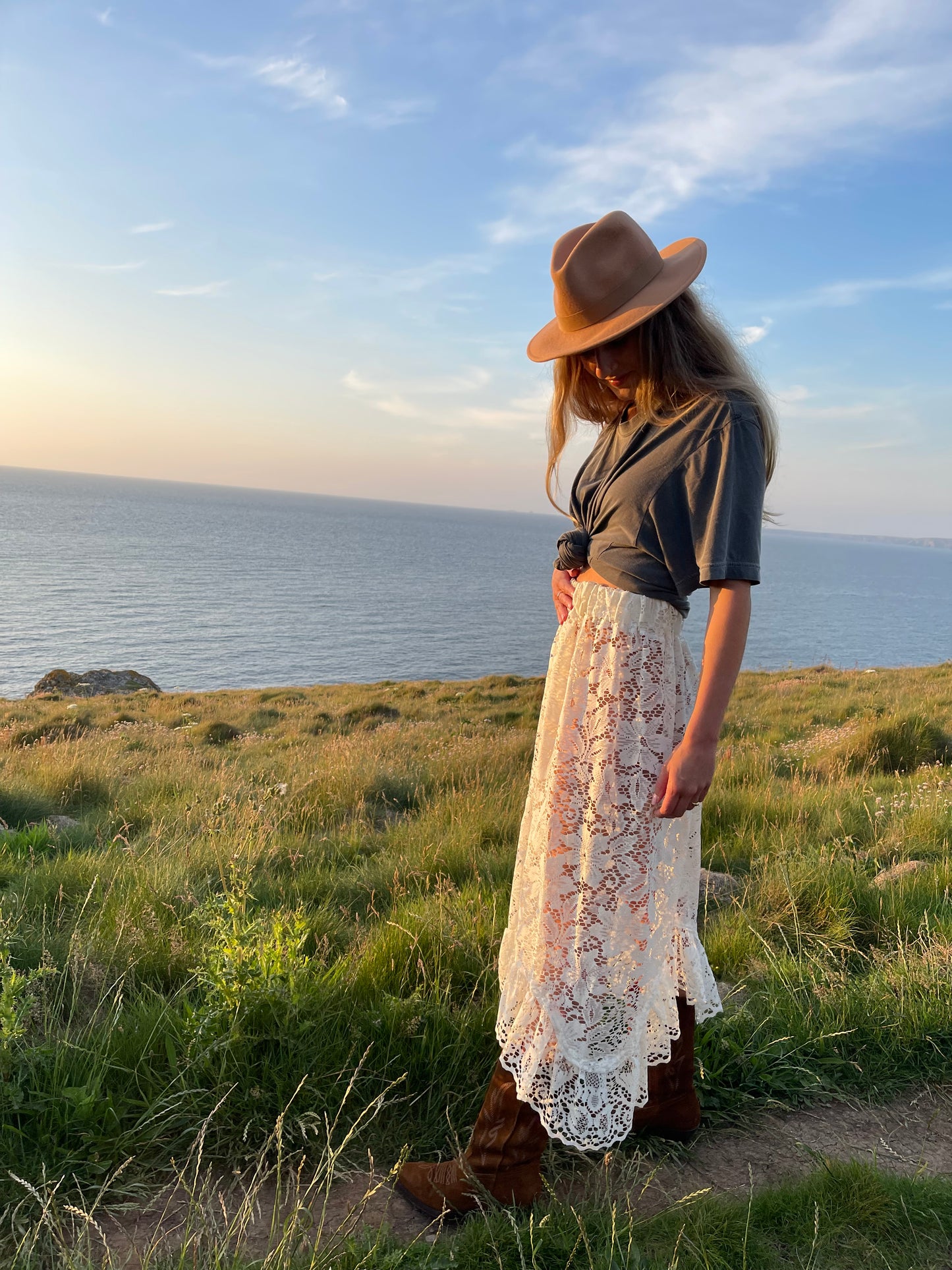 Lace Maxi Skirt