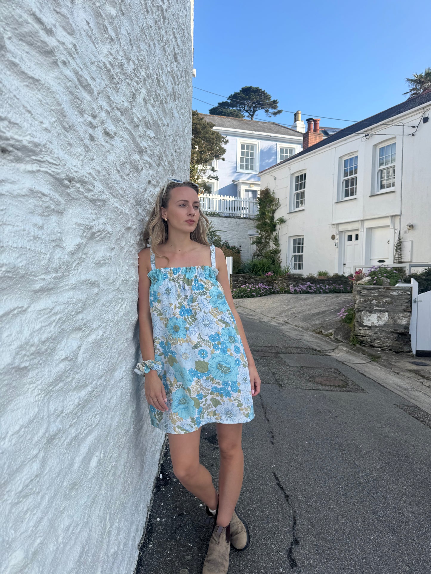 Blue Floral Dress