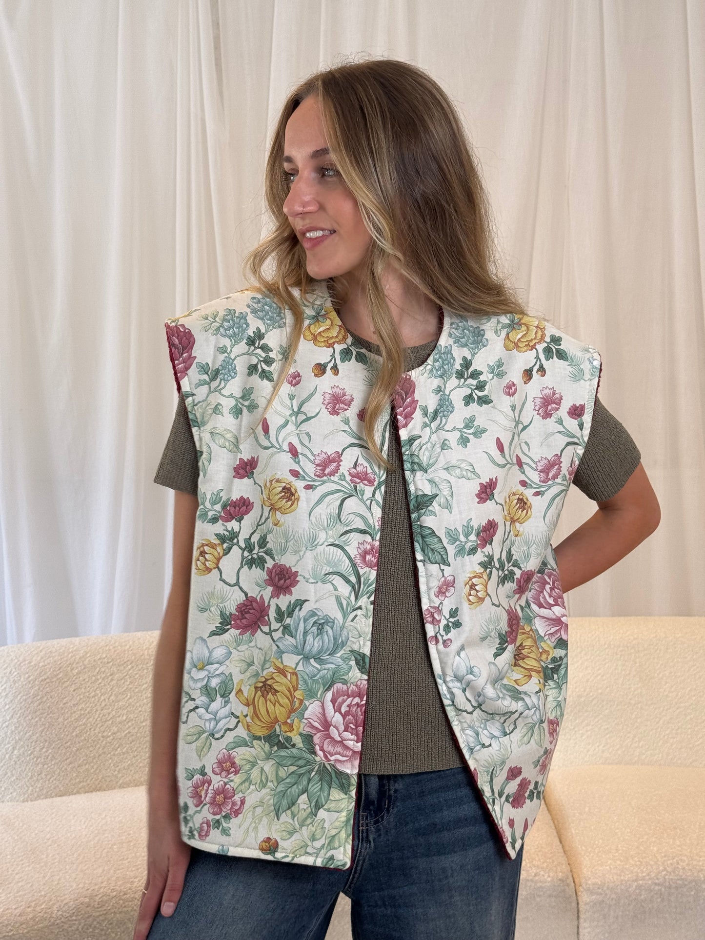 Gigi Maroon Gilet
