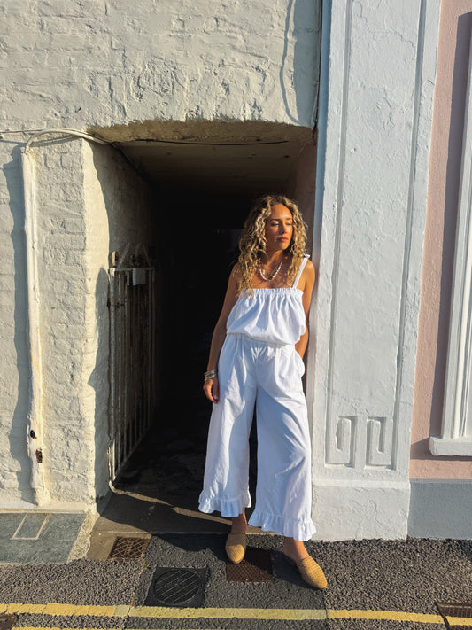 Elsie White Cami Top