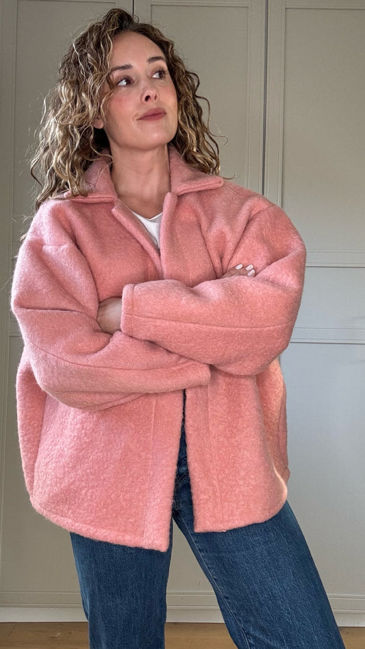 Vintage Wool Pink Jacket
